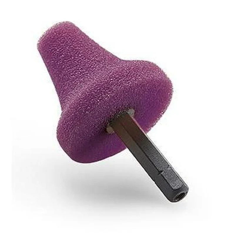 Flex tampon de polissage PK-V 35 HEX conique 5 stk violet