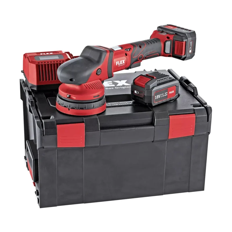 Flex polisseuse excentrique XCE 8 125 18.0-EC/5.0 ensemble – avec version associée transmission