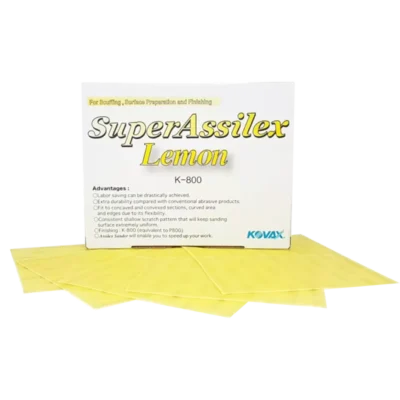 Kovax Super Assilex Lemon Dry bandes abrasives 170x130mm P800 25 pièces. — lot de 25