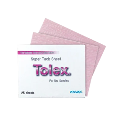 Kovax Super Tolex Pink Dry bandes abrasives 170×130 mm P1500 25 pièces. — lot de 25