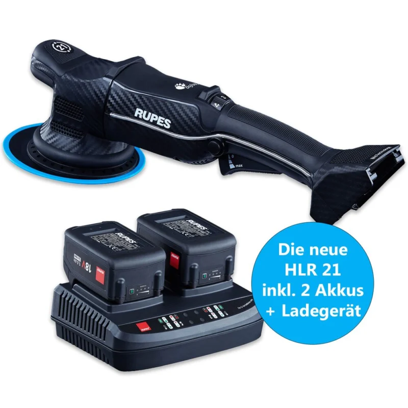 Rupes iBrid HLR21 batterie polisseuse (machines + 2x batterie inclus chargeur)