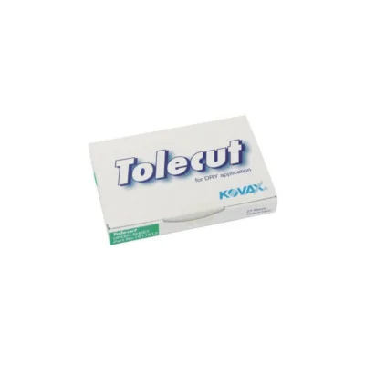 Kovax Tolecut vert 70x114mm P2000 25 pièces — lot de 25