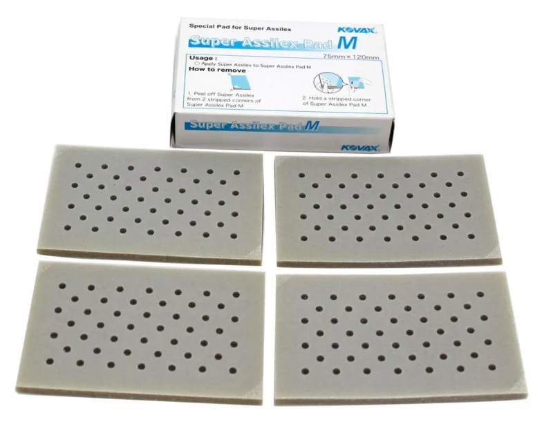 Kovax Super Assilex Handpad M (75x120mm) 4 pièces. — lot de 4